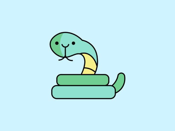 Adorable Charm: Using the Kawaii Animal Snake Icon in Your Projects