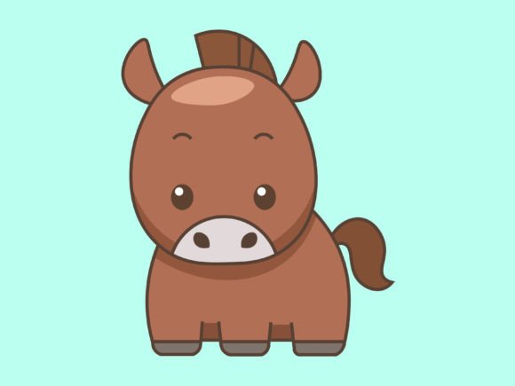 Animal Horse Illustrations: A Whimsical Design Asset for Every Project