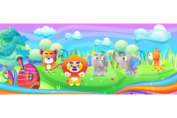 Cartoon Wild Animal in the Fantasy Land: A Designer's Guide