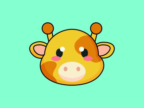 Discover the Charm of the Kawaii Animal Giraffe Icon