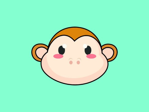 Kawaii Animal Monkey Icon: Adorable Designs for Every Project