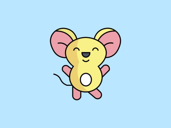 Kawaii Animal Rat Icon: Your Go-To for Charming, Playful Design