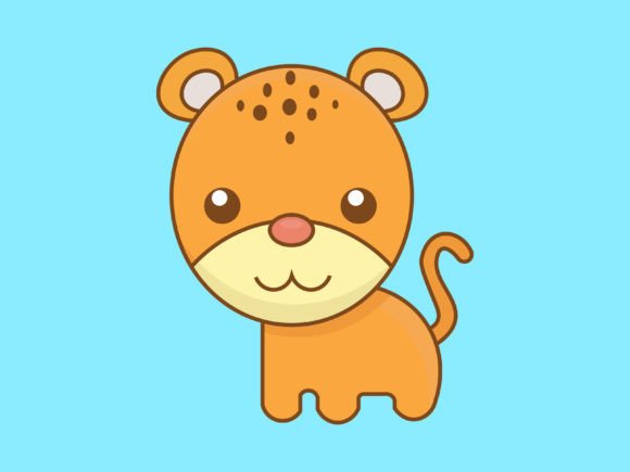 The Kawaii Animal Jaguar Icon: More Than Just a Cute Face